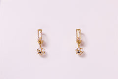 Solitaire Dangle ｜Zircon Earrings™