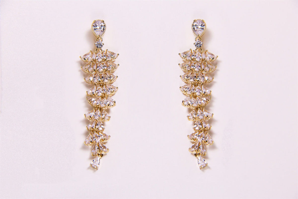 Ears Of Wheat | Zircon Earrings™