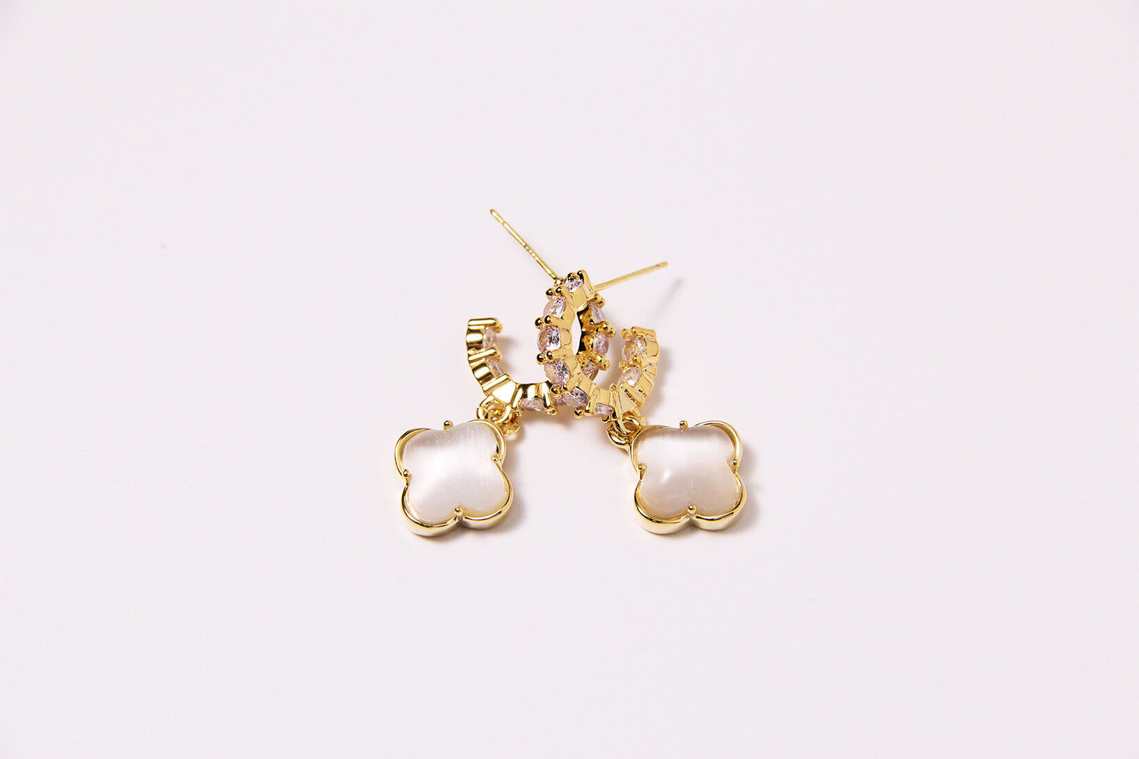 Four-leaf | Pearl Earrings™